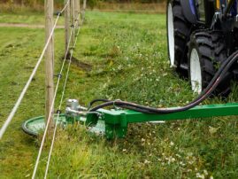 Zaunmäher für den Frontanbau, hydr. Antrieb, mit Euroaufnahme